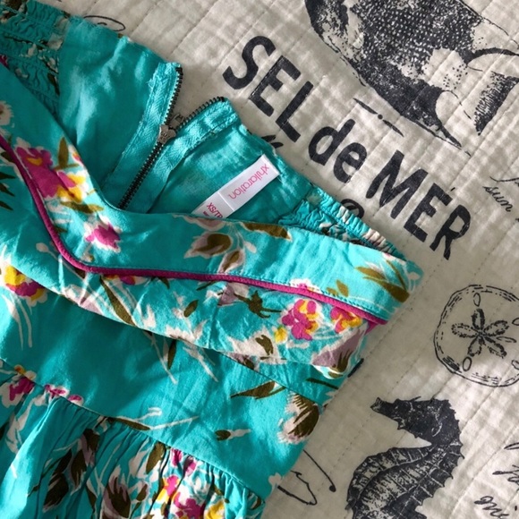 Beautiful turquoise strapless sundress - Picture 2 of 4